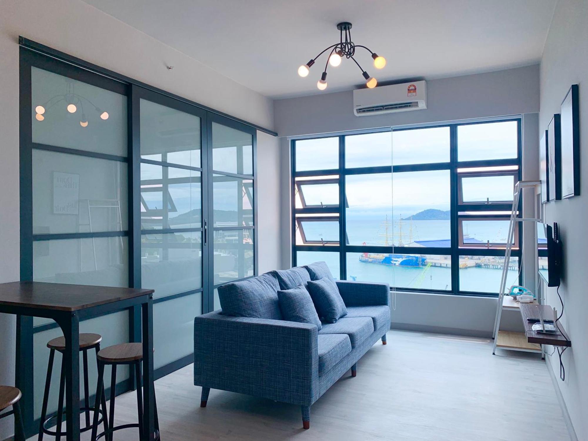 Sunset Seaview Vacation Condos @ Jesselton Quay Kota Kinabalu Habitación foto