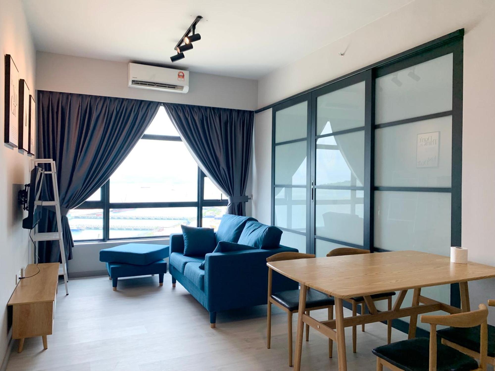 Sunset Seaview Vacation Condos @ Jesselton Quay Kota Kinabalu Habitación foto